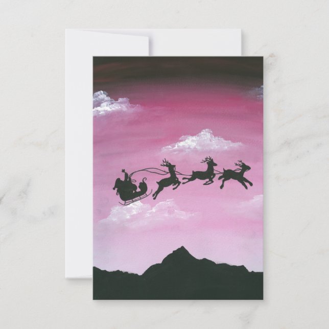 Santa Over Aoraki Mount Cook (Front)