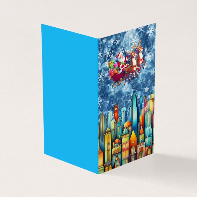 SANTA OVER THE CITY (Outside)