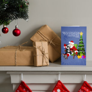 Santa Panda Holiday Card