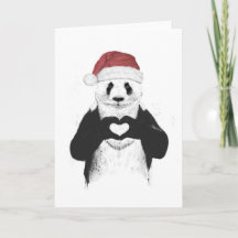 Santa panda