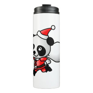 Santa Panda Thermal Tumbler