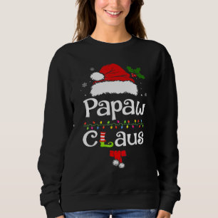 Santa Papaw Claus Christmas Matching Family Sweatshirt