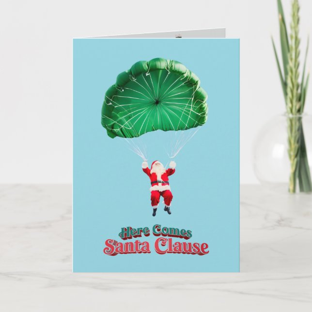 Santa Parachute Card (Front)