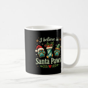 Santa Paw Men Woman Kids Girl Christmas Tee  Coffee Mug