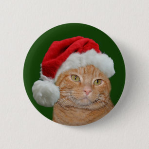Santa Paws 6 Cm Round Badge