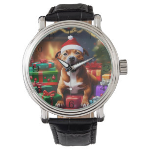 "Santa Paws: A Staffy’s Festive Surprise"   Watch