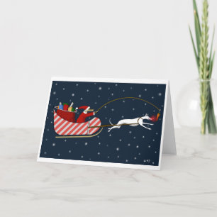 Santa Paws and Roo-dy Holiday Card