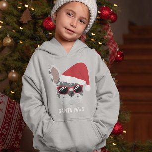 Santa Paws Christmas Blue Merle French Bulldog