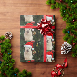 Santa Paws - Crystal the Husky Wrapping Paper Roll