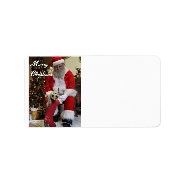 Santa Paws Label (Front)