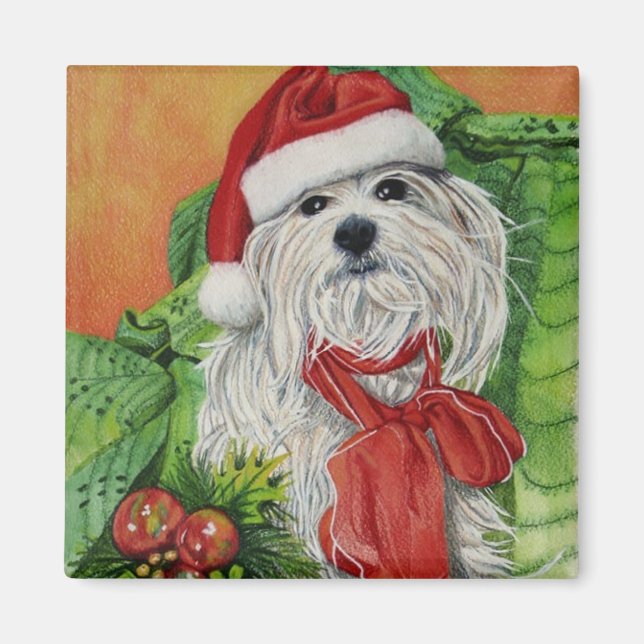 Santa Paws Magnet (Front)
