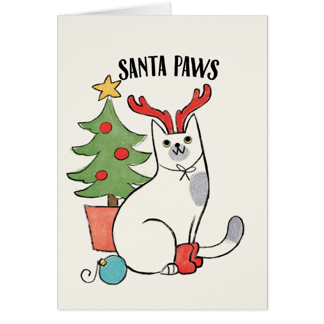 Santa Paws | Reindeer Cat (Front)