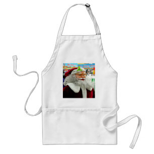 Santa Peace Love Party Destiny Savvy Digital Standard Apron
