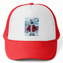 santa penguin hat