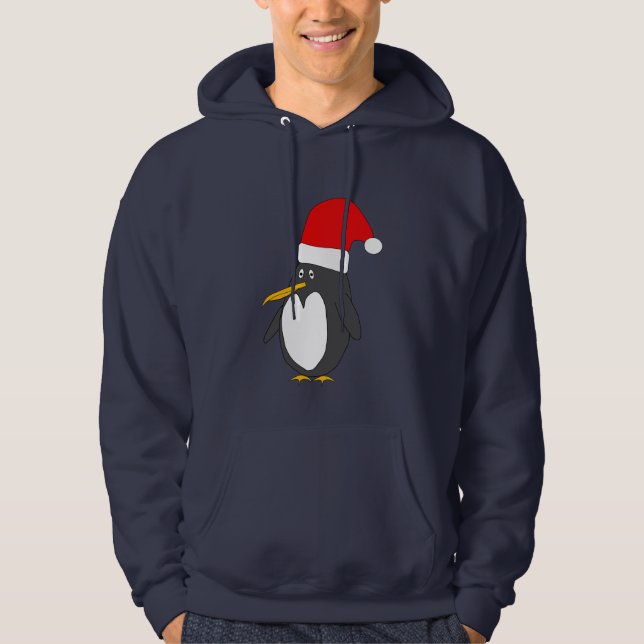 Santa Penguin Hoodie (Front)