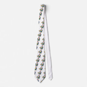 Santa Penguin with Jingle Bell Tie