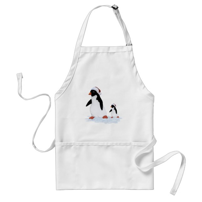 Santa Penguins Apron (Front)