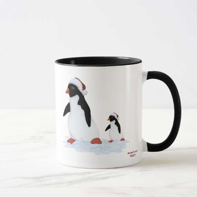 Santa Penguins Mug (Right)