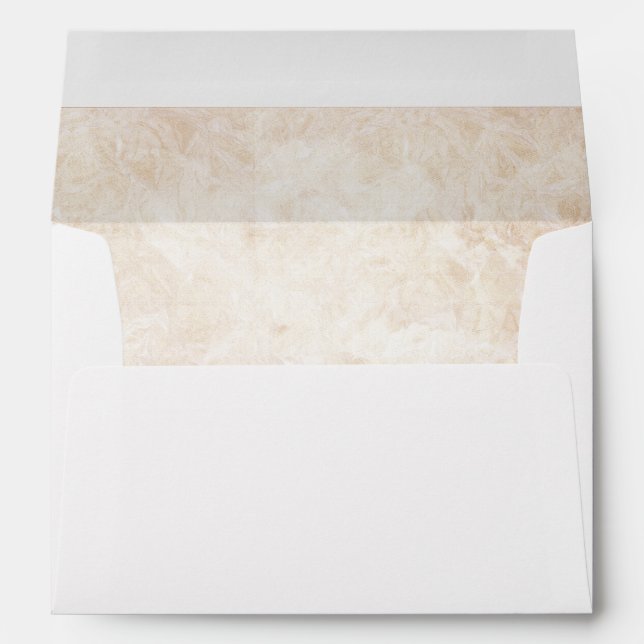 Santa Photo Christmas Card Envelope (Back (Bottom))