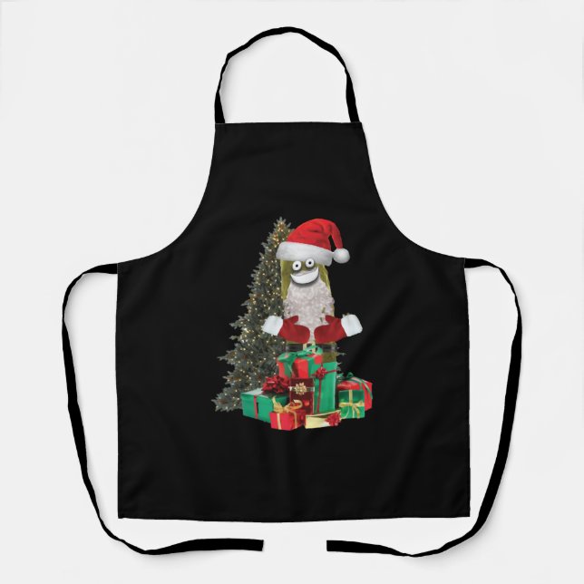 Santa Pickle Apron (Front)