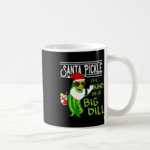 Santa Pickle Christmas In July Coffee Mug
