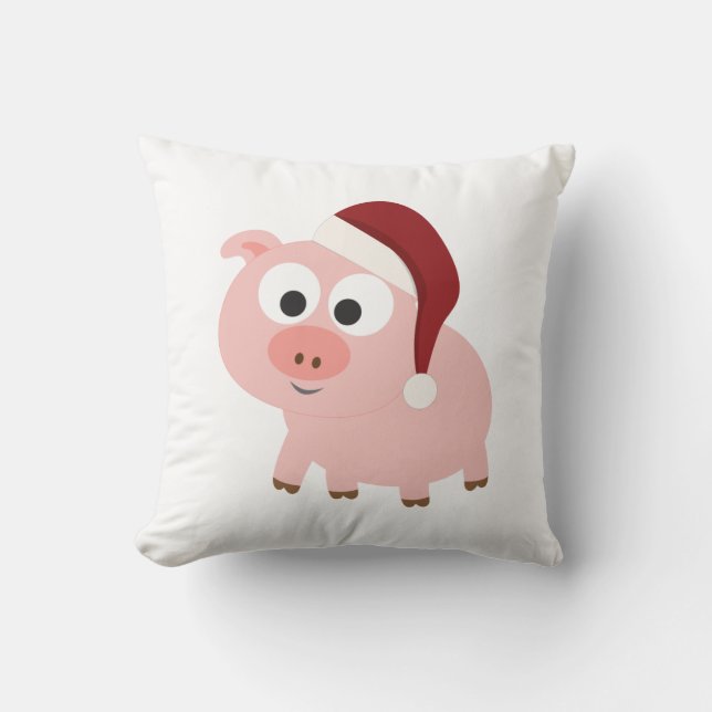 Santa Pig Cushion (Front)