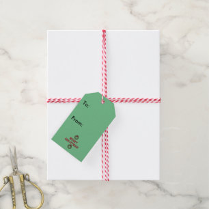 Santa Pig Gift Tag