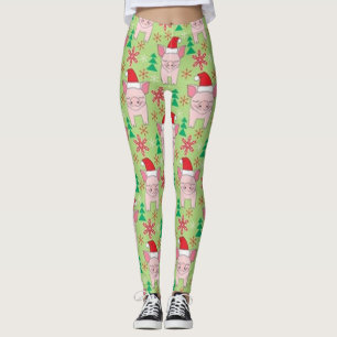 Santa Piggy Leggings