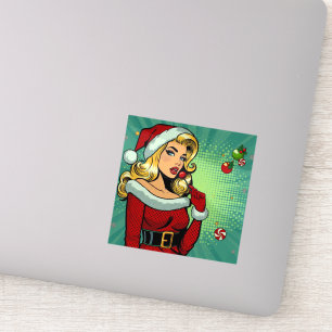 Santa Pinup: Pop Art Glam