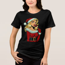Santa Pinup: Pop Art Glam