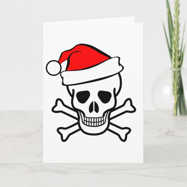 Santa Pirate Holiday Card (Front)