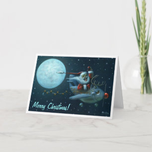 Santa Plane Card