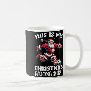 Santa Playing Soccer Srt, This Is My Christmas Paj Coffee Mug