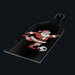 Santa Plays Soccer Christmas Sports Cutting Board<br><div class="desc">Santa Plays Soccer Christmas Sports</div>
