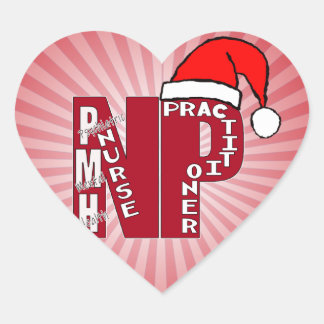 SANTA PMH-NP BigRed Heart Sticker