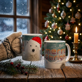 Santa Polar Bear | Beary Christmas Mugs