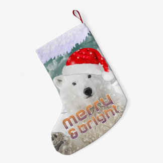 Santa Polar Bear | Beary Christmas Stocking