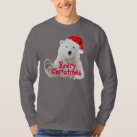 Santa Polar Bear | Beary Christmas T-Shirt
