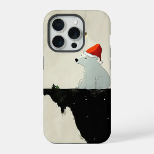 Santa Polar Bear iPhone 15 Pro Case