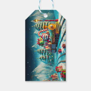 SANTA POLAR EXPRESS CHRISTMAS EVE GIFT TAGS