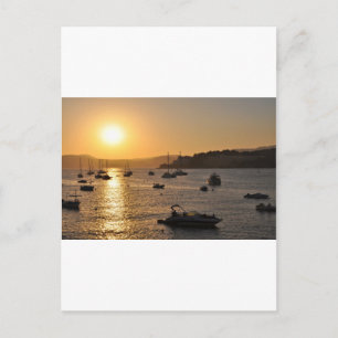 Santa ponsa sunset postcard
