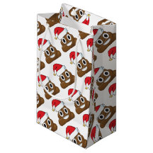 Santa Poop Christmas Gift Wrap Emoji