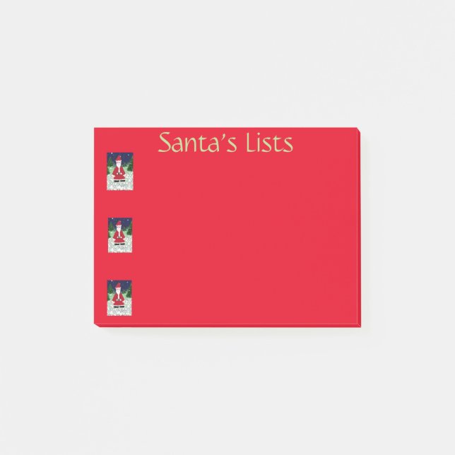 Santa Post It Note (Front)