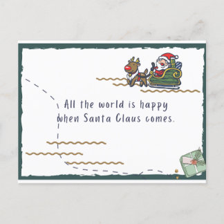Santa Postcard