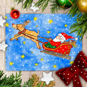 Santa postcard by Nicole Janes