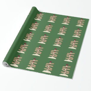 Santa Posts Gift Wrap