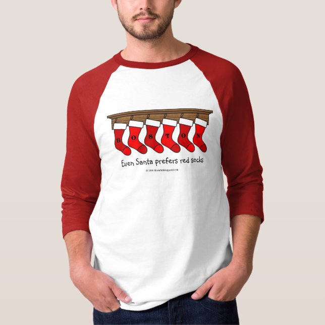 Santa prefers socks T-Shirt (Front)