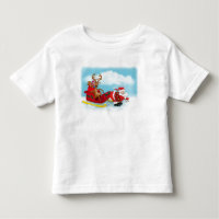 Santa Pulling Sleigh
