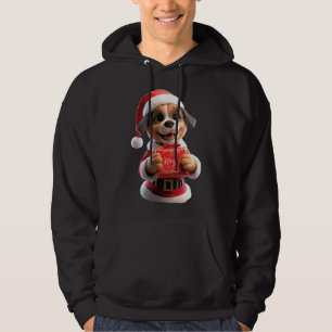 Santa Pup Says: Hug Christmas! 🎅🐾 Hoodie