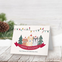 Santa Puppies Dogs Pet Business Christmas